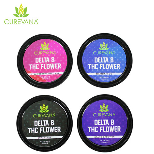 CUREVANA DELTA 8 FLOWER 3.5GM/500MG/JAR